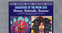 Desktop Screenshot of daughtersofthemoonretreat.com